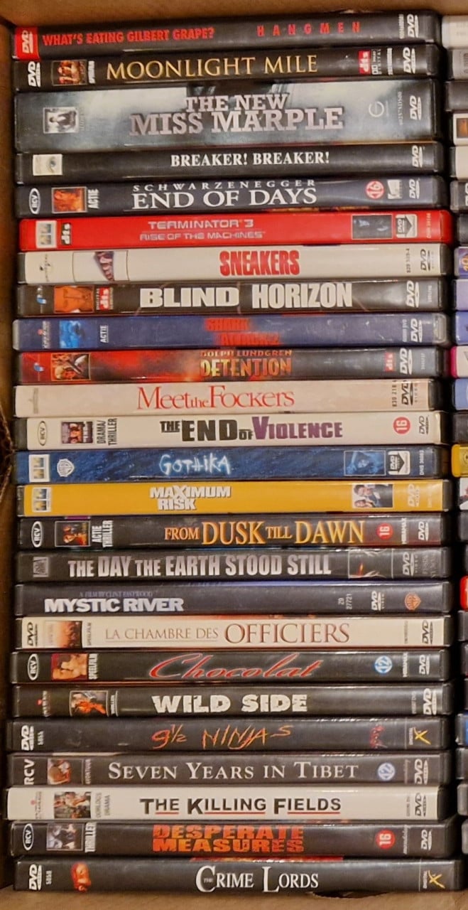 161 originele dvd's