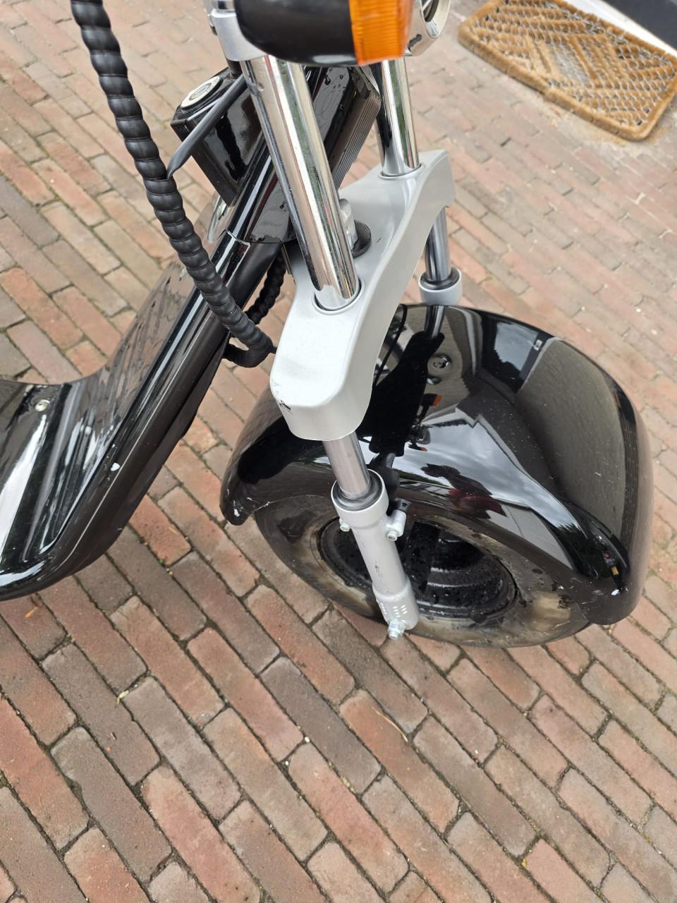 Citycoco electrische scooters geel kenteken als set te koop