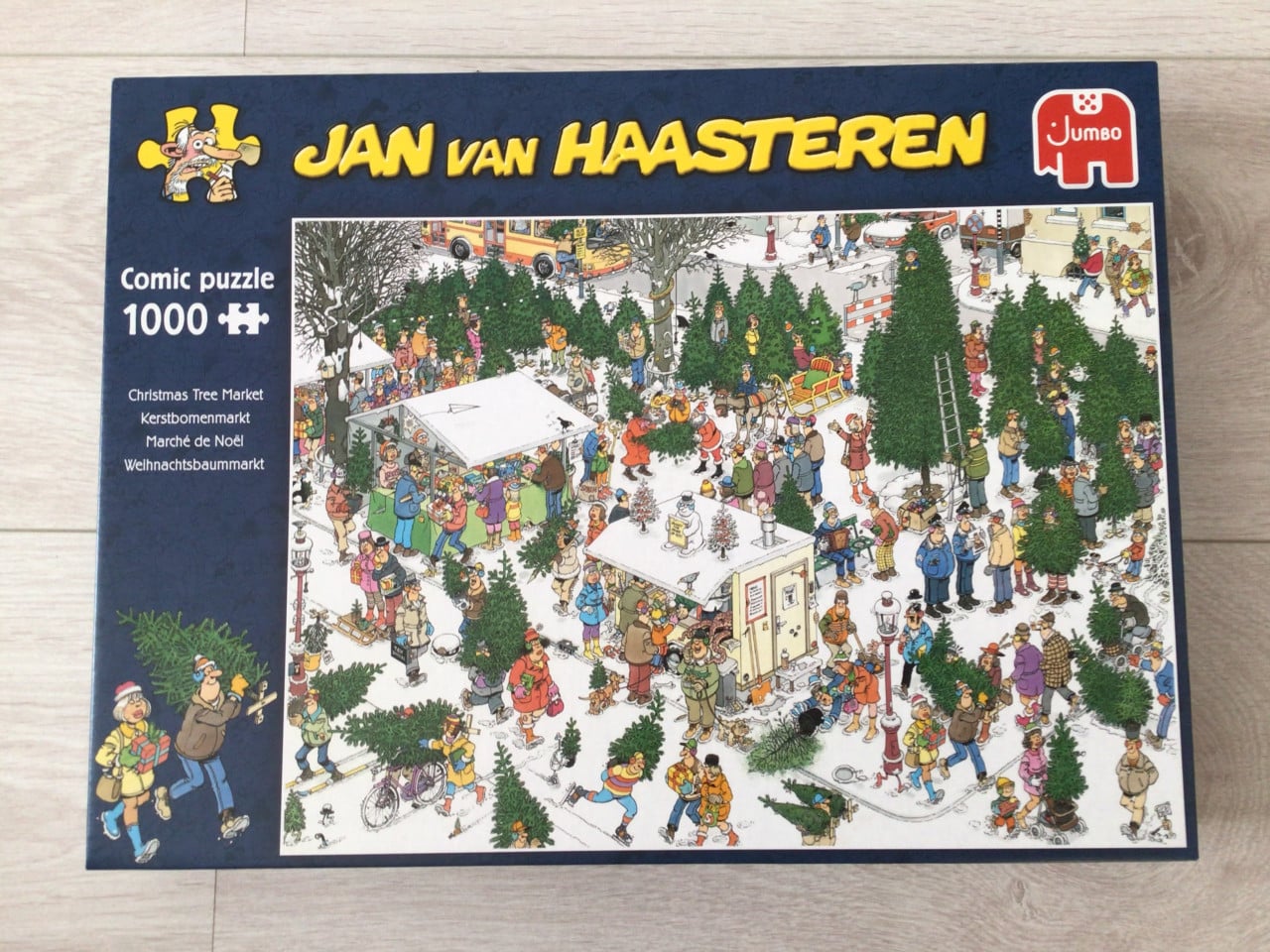 Jan van Haasteren, kerstbomenmarkt