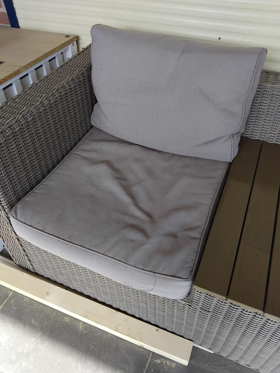 Duo lounge bank met middentafel