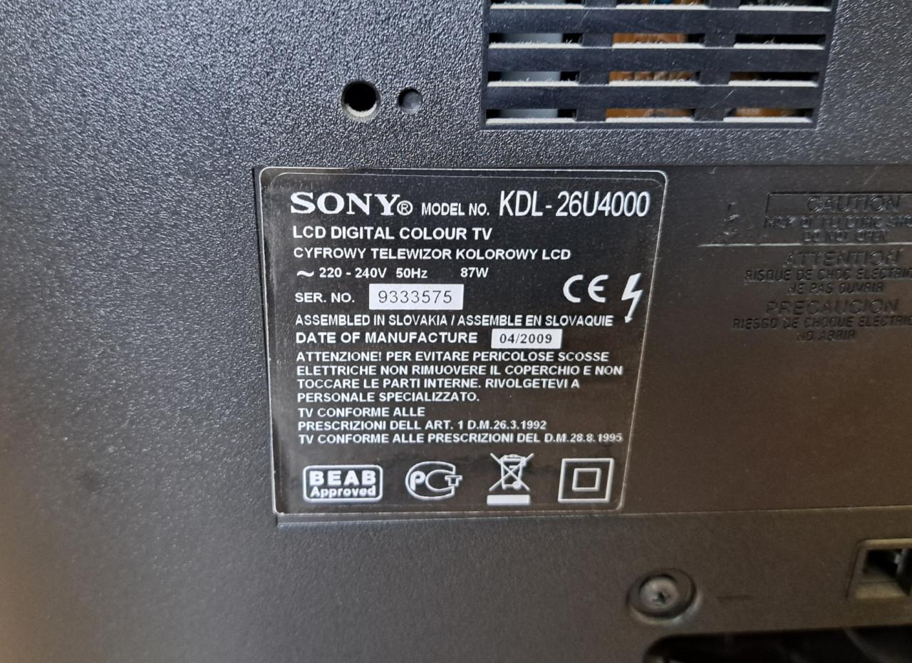 Sony Bravia TV met afstandsbediening