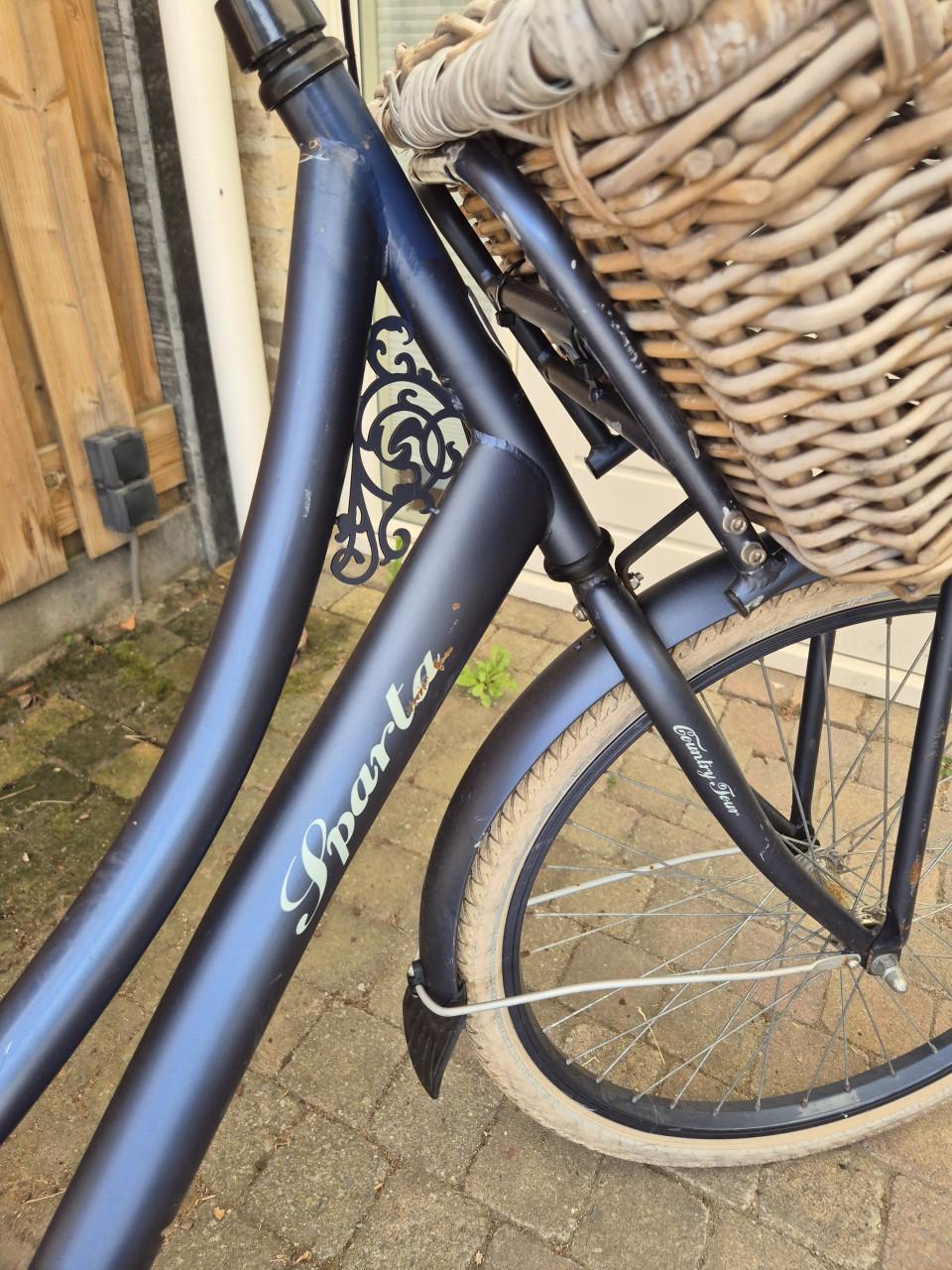 Sparta transporterfiets, 24" banden, donkerblauw