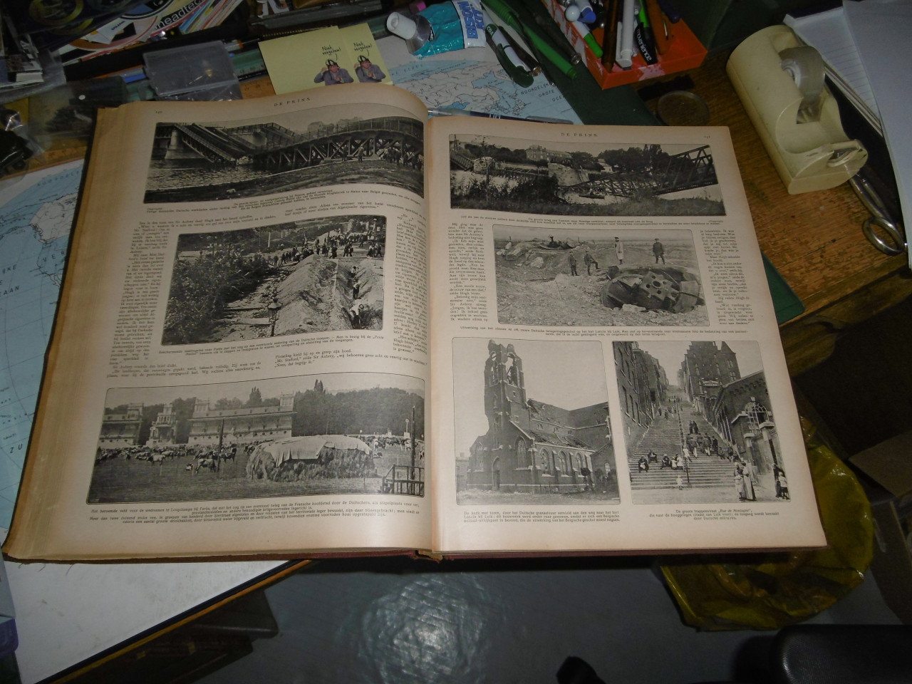 EERSTE WERELD OORLOG De Prins  1914 - 1915      -    Fotoboek