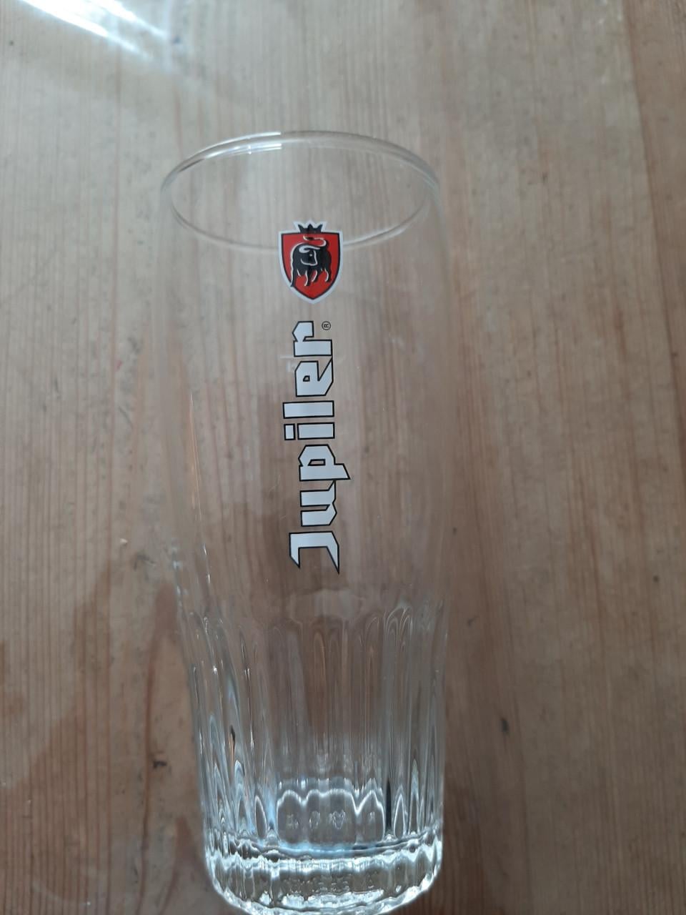 6 JUPILER BIERGLAZEN - DIA 6,3 CM  - HG 15 CM