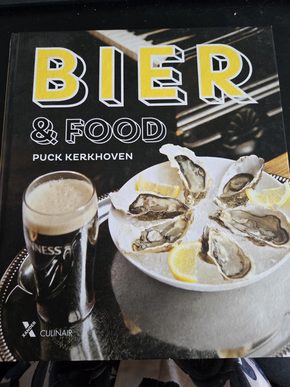Boek: Bier & Food Gesigneerd door schrijfster