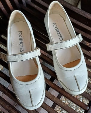 Witte ballerina's