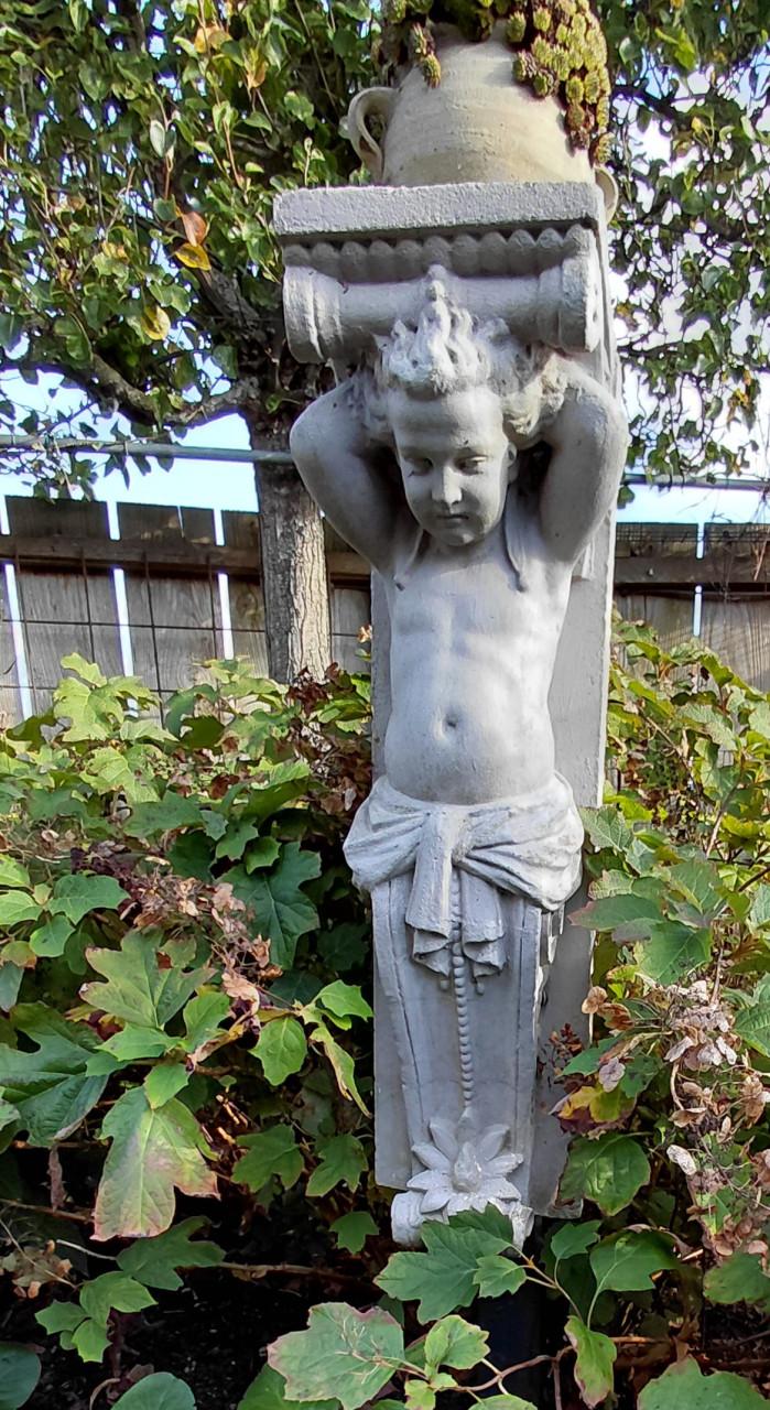 Betonnen ornament Engel