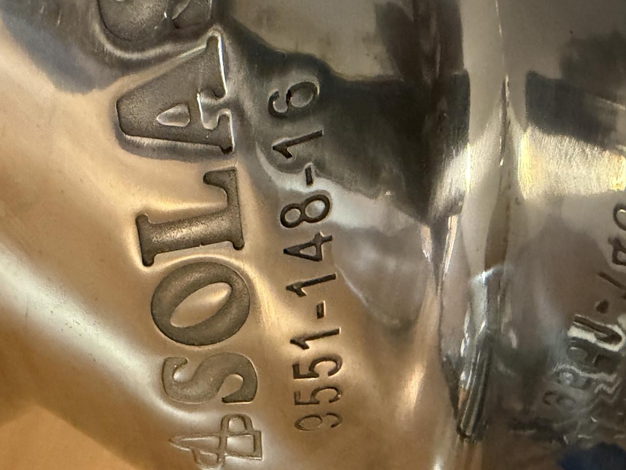 Propellor 14,8 x16 RVS