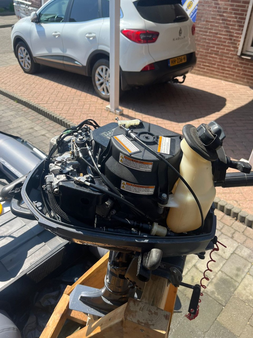 Rib Cast Marine 280  met buitenboordmotor Yamaha 4 PK 4 takt
