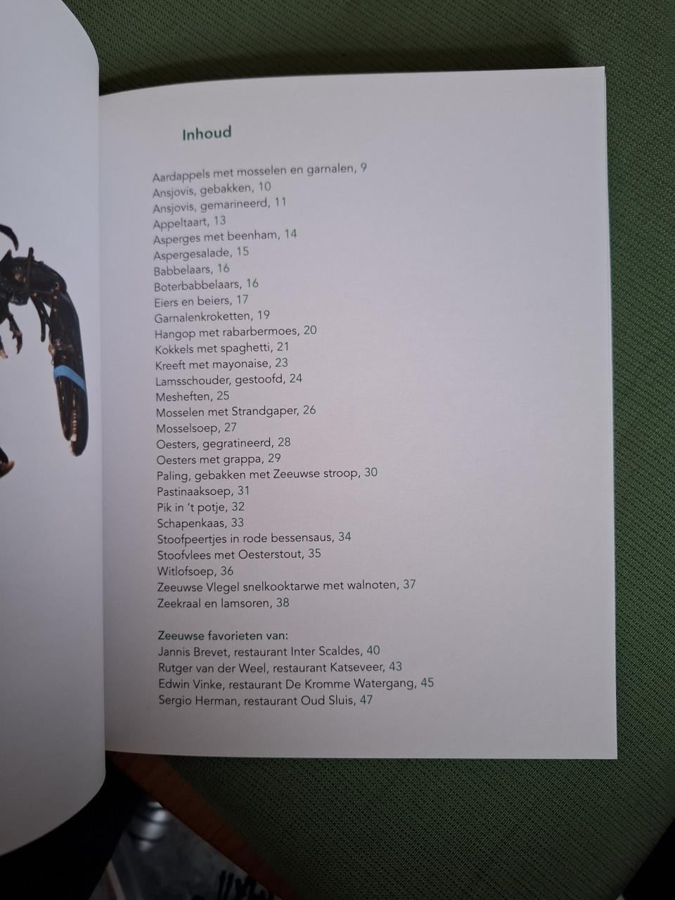 Smaak van Zeeland, recepten met Zeeuwse streekproducten, door T. Sluijter