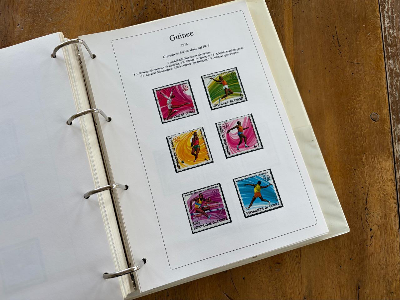 Postzegels Olympische Spelen