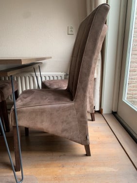 Eetkamer stoelen 6 stuks.