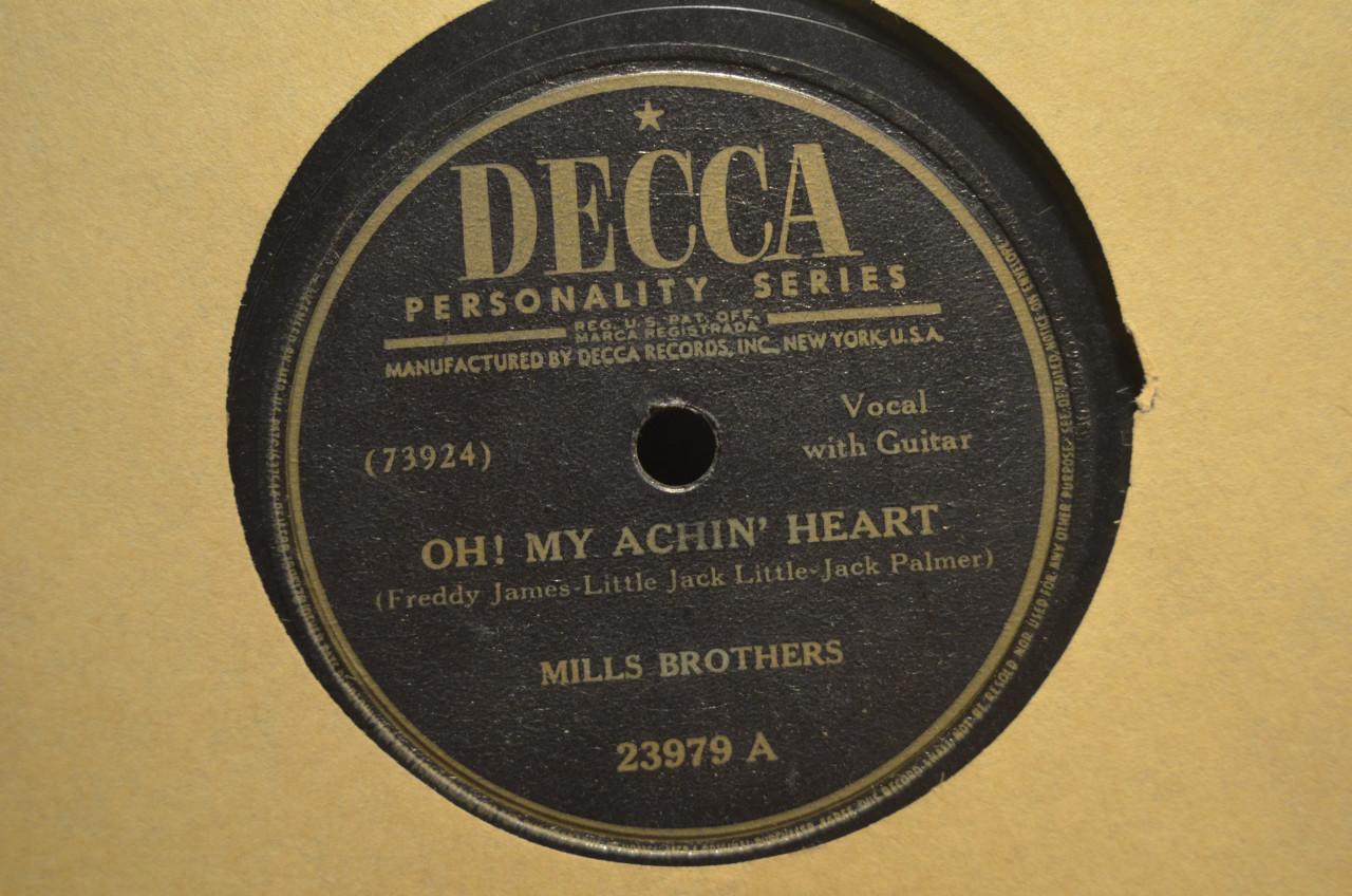 78 rpm Mills Brothers jaren '40 en '50 héél veel stuks. (3)