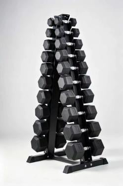 Professioneel stalen HEX dumbbellset 1-10 Kg