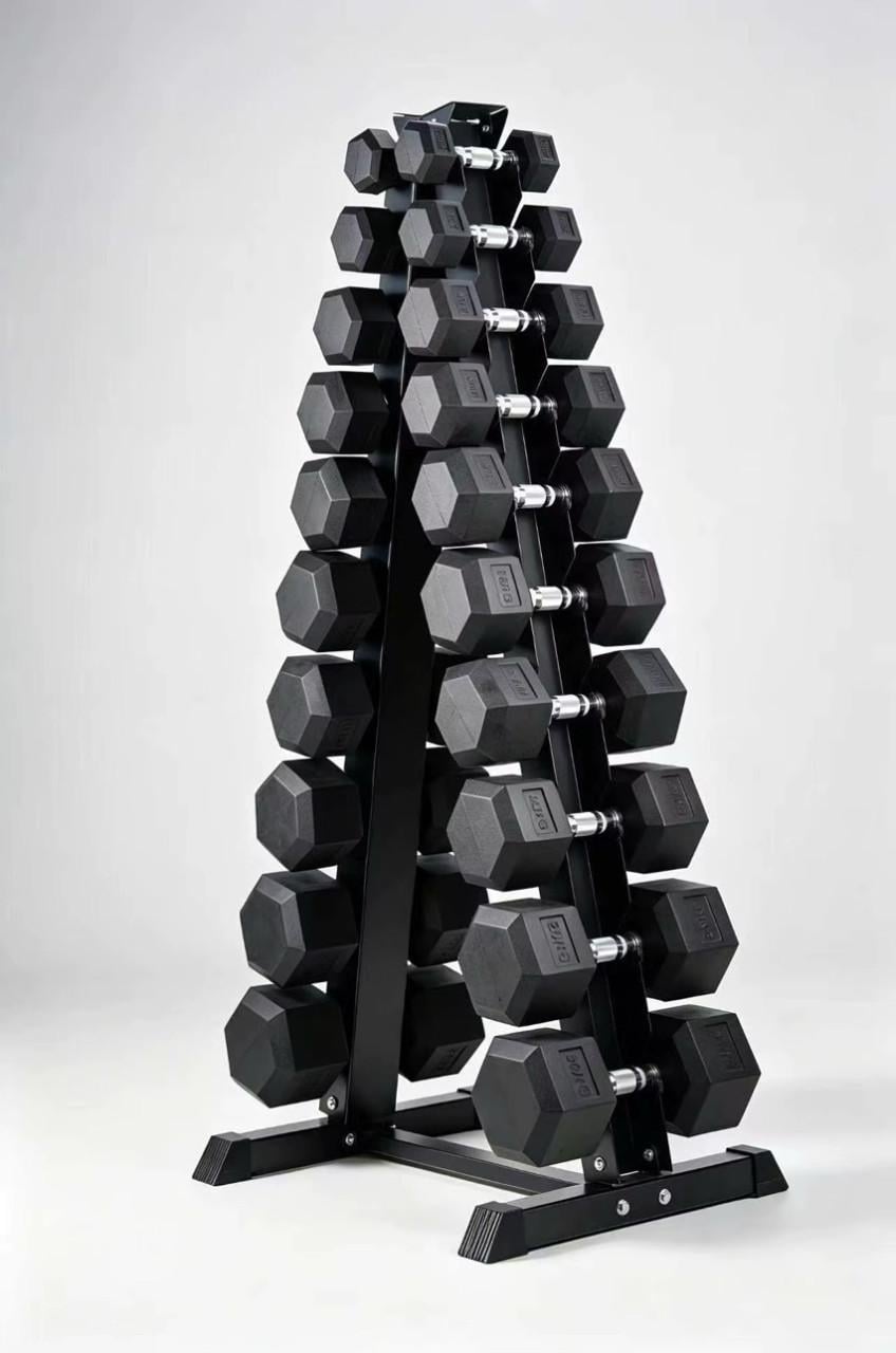 Professioneel stalen HEX dumbbellset 1-10 Kg