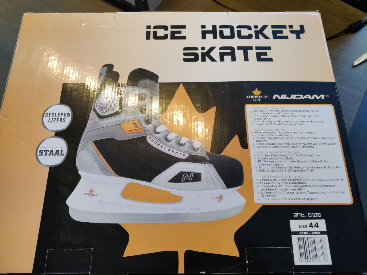 Hockey schaatsten maat 44 1x gebruikt