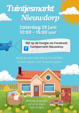 Tuintjesmarkt Nieuwdorp - 28 juni 2025