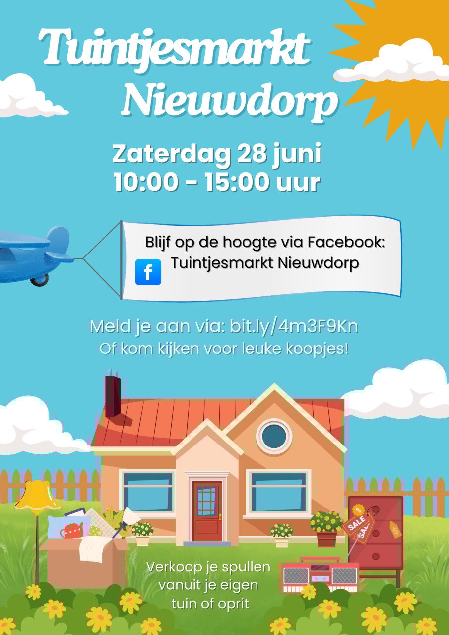 Tuintjesmarkt Nieuwdorp - 28 juni 2025