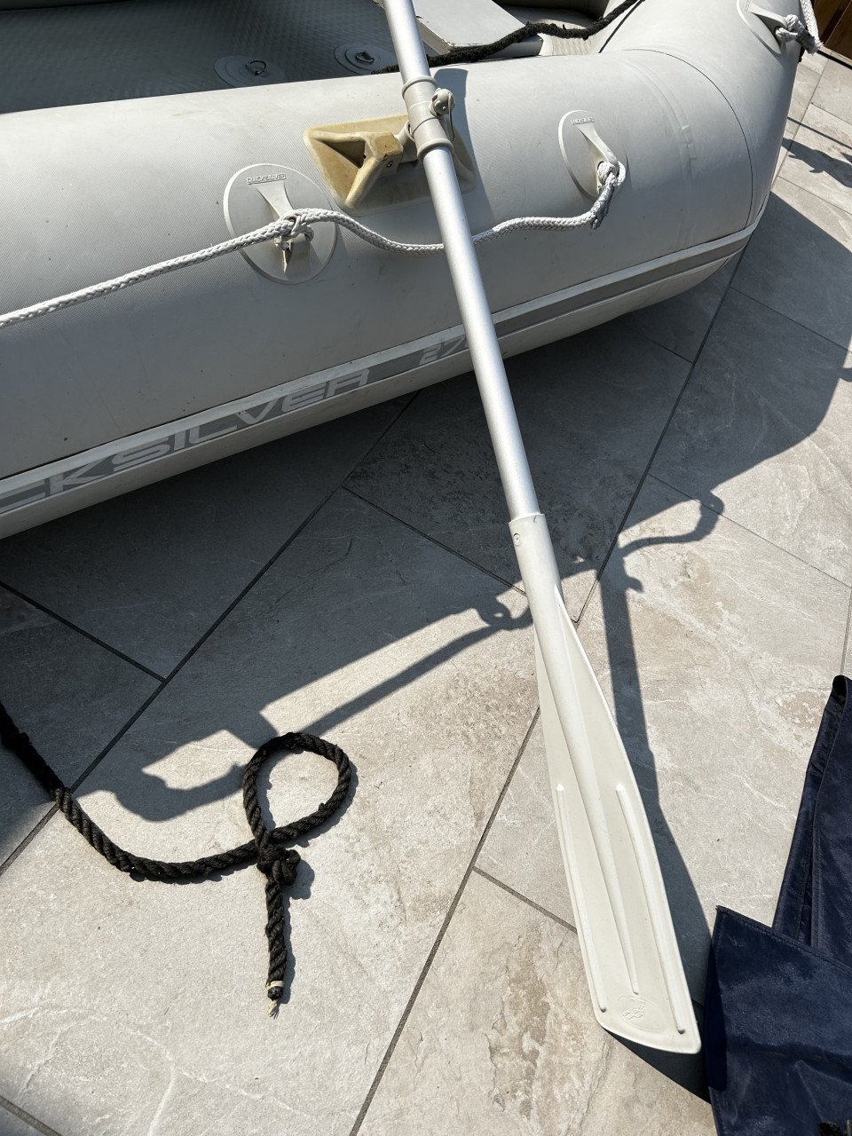 Rubberboot met motor