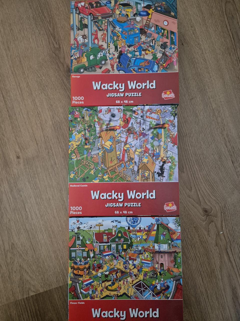 Puzzels Jan v Haasteren en That's life 1000 st