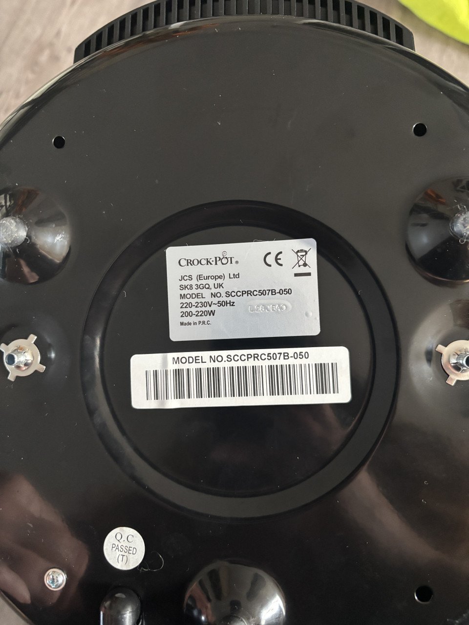 Slowcooker crockpot als nieuw 4,7 liter