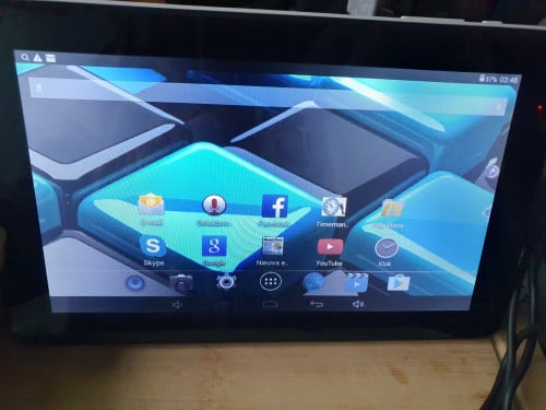 Mooi goed werkend Samsung android tablet, kleur wit, in goede staat....