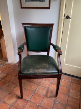 Landelijke stoel ( leder )