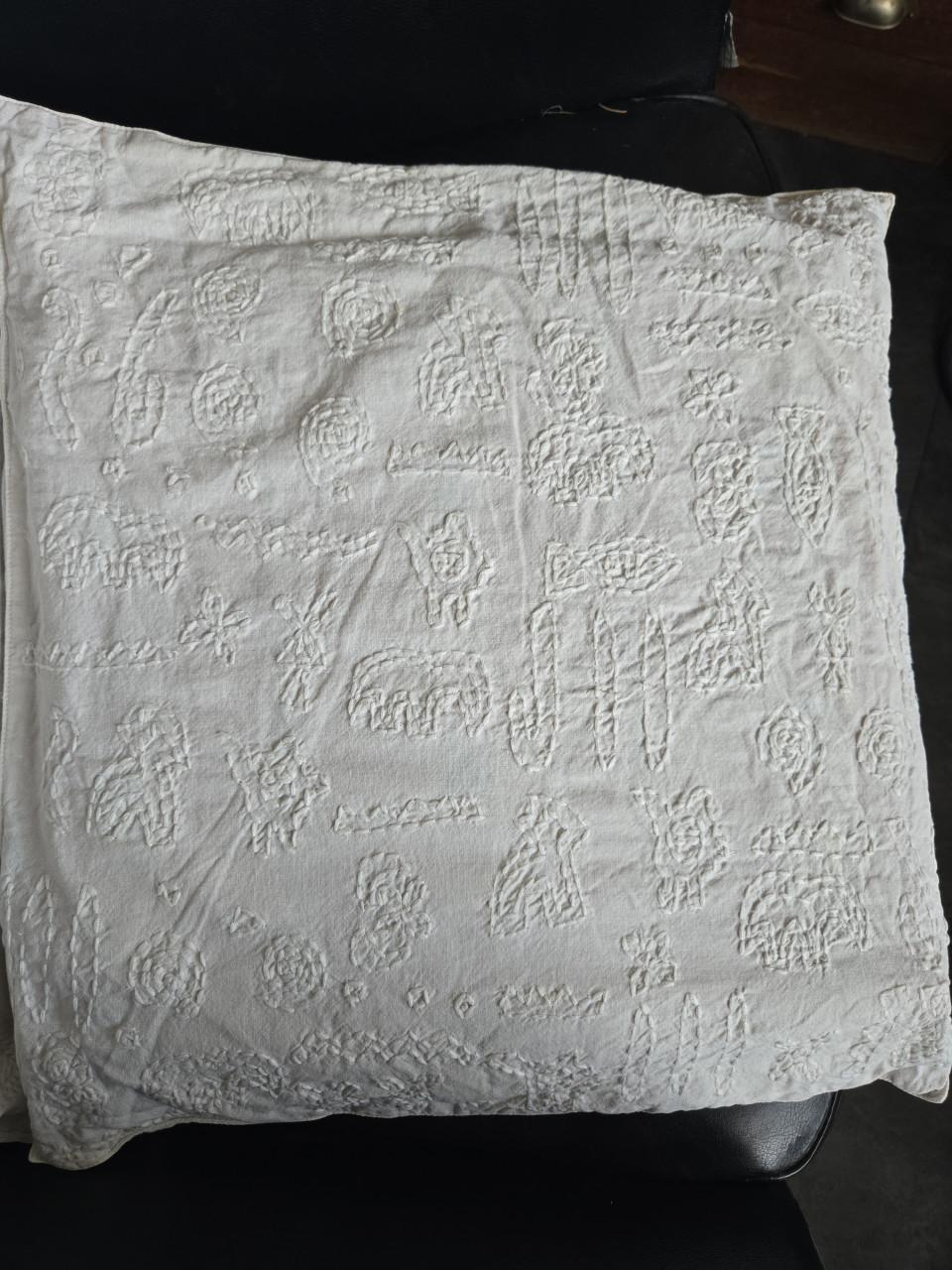 2 kussentjes Boho style met 2 hoesjes TurnOver 34x34 cm