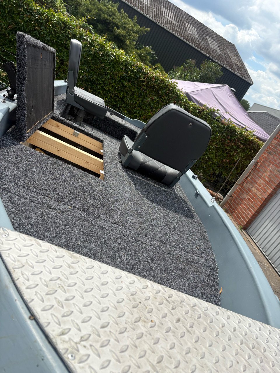 Leuk (roofvis )bootje  3.60m met trailer