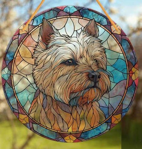 Raamhanger Cairn terrier ( extra kleurrijk )