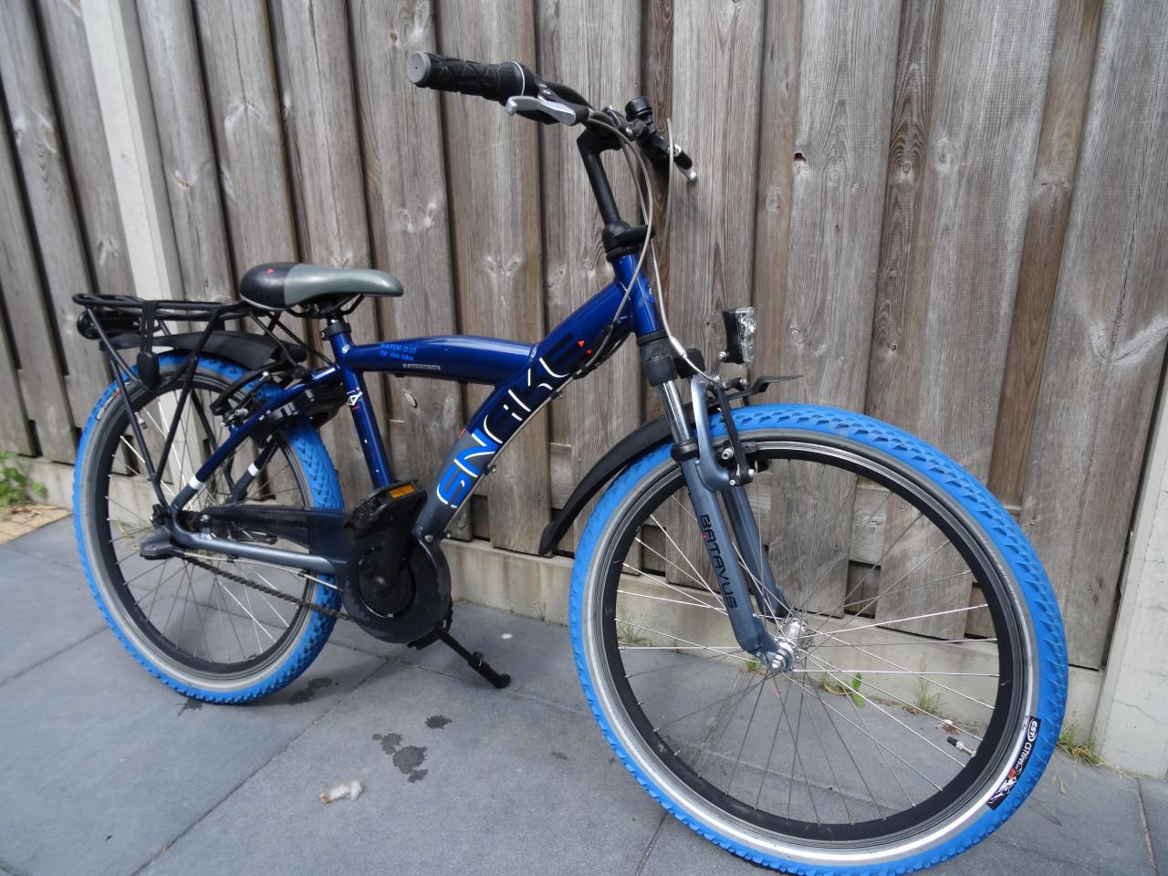 🚲 Batavus Snake Jongensfiets – 24 inch – 3 Versnellingen – Blauw 💙