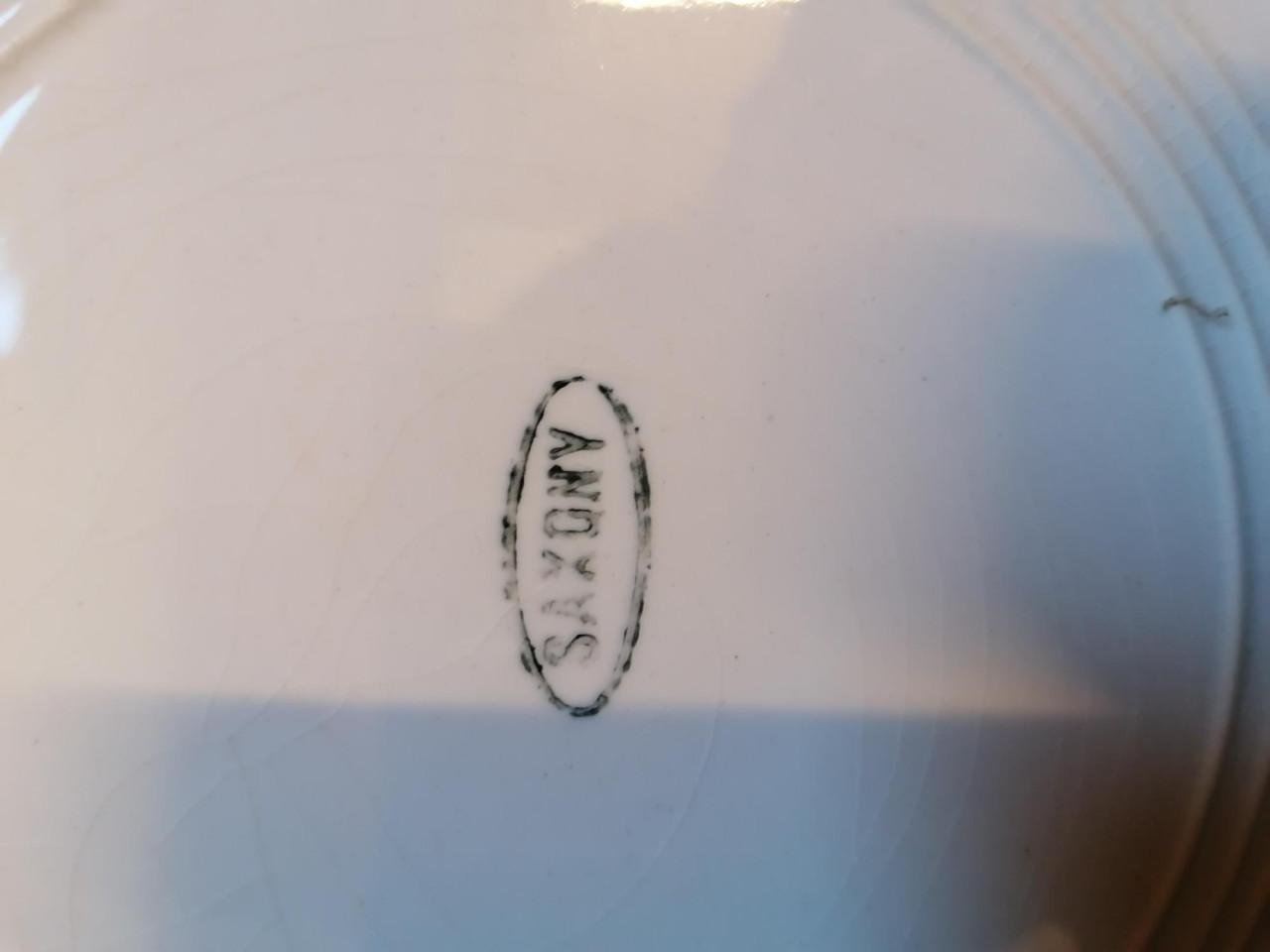 2 oude wandborden merk saxony