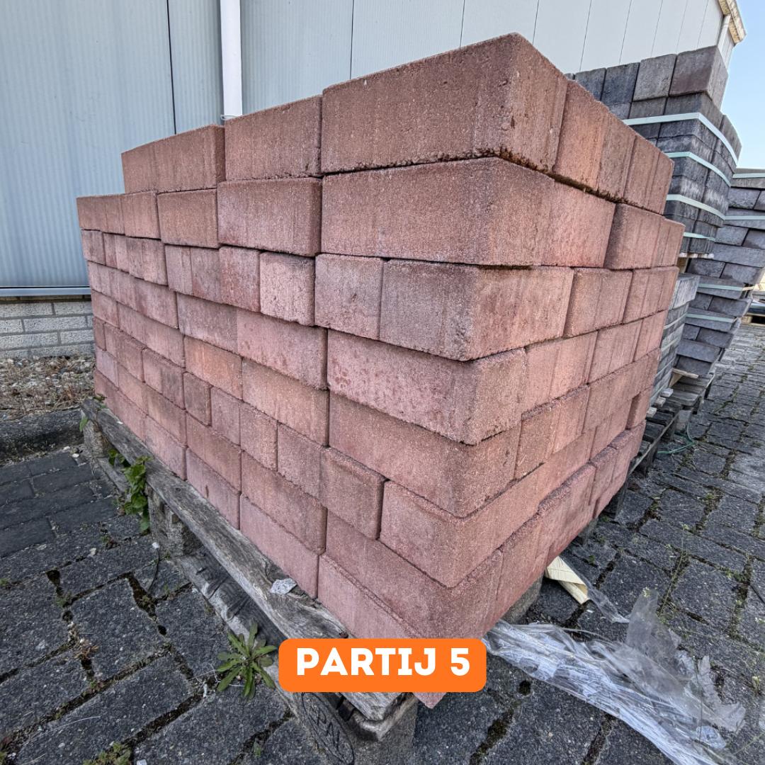 Restpartijen sierbestrating – diverse soorten vanaf €15