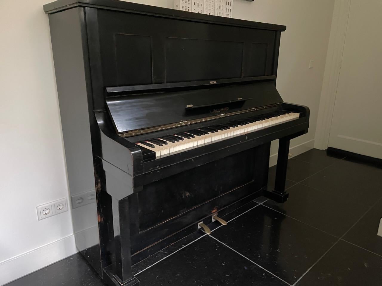 Schmidt staande piano - authentiek