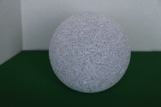 Verlichte bal Wit 4,5 volt 3 AG13 batterij incl. Doorsnee 8 cm