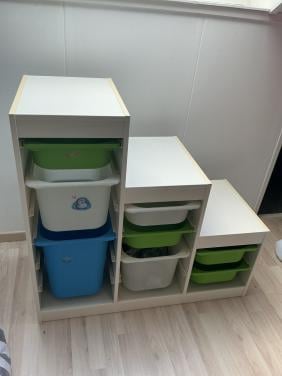 IKEA Trofast met bakken