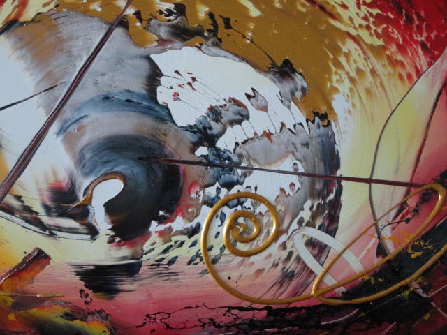 " Exceptional "  prachtig Acrylschilderij van Gia Hung