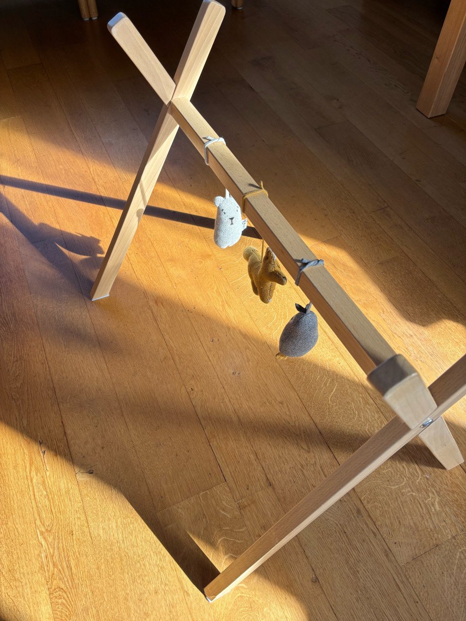 LieWood babygym, speelbalk diertjes