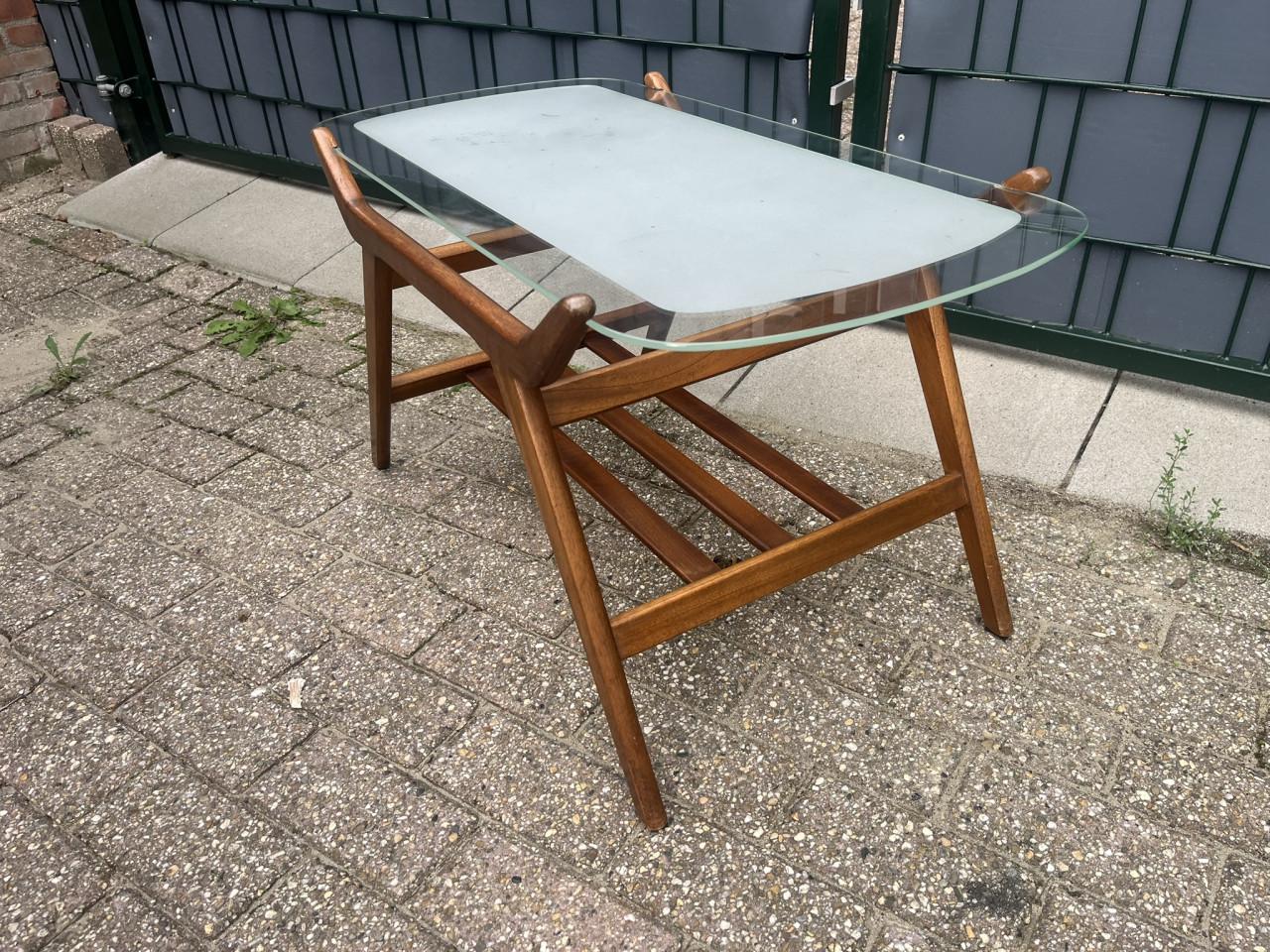 Vintage Mid-Century Teakhouten Salontafel
