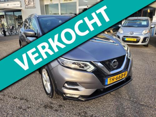 Nissan Qashqai 1.2 tekna automaat panoramadak 360 camera navi. leder. led.