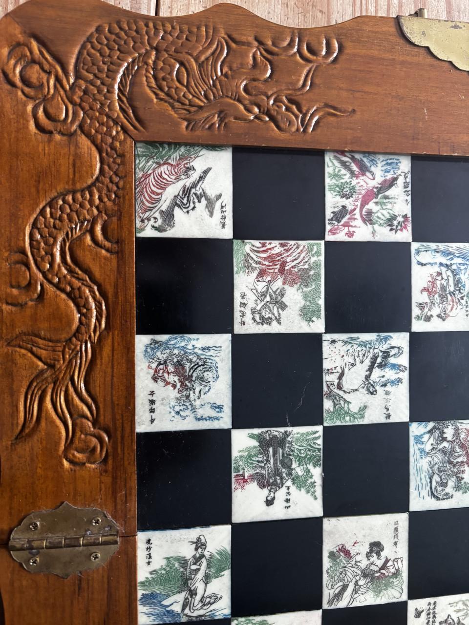 Vintage Chinees schaakbord