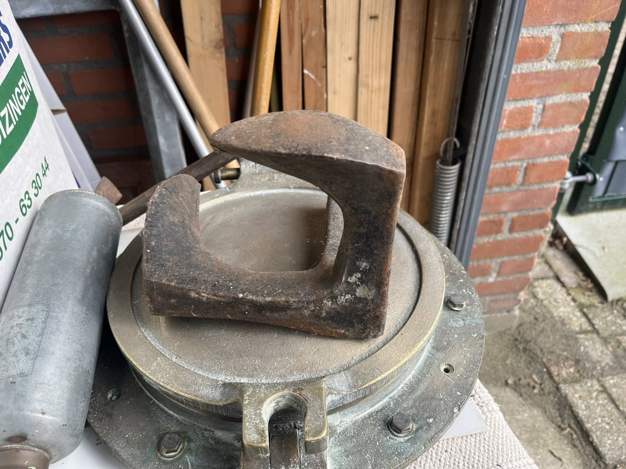 Schoenmakersleest van gietijzer