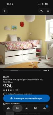 Bed 90x200 Ikea