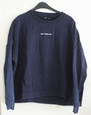 Blauwe trui maat xxl