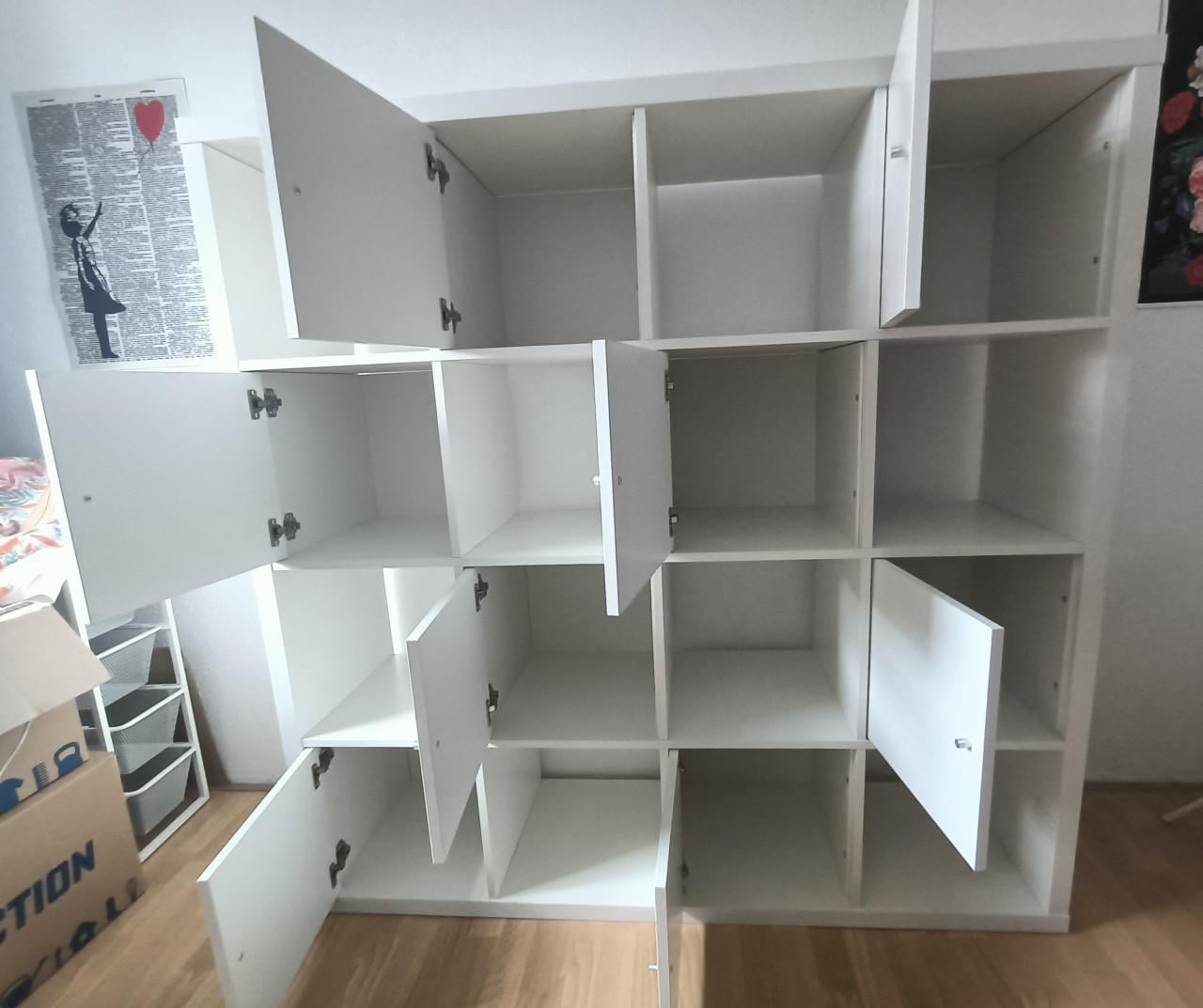 Open kast - IKEA KALLAX met inzetdeurtjes