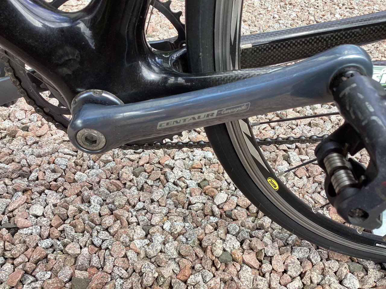 Carbon Prorace Viper racefiets 52.5 cm, c/t sloping frame, in nette staat.