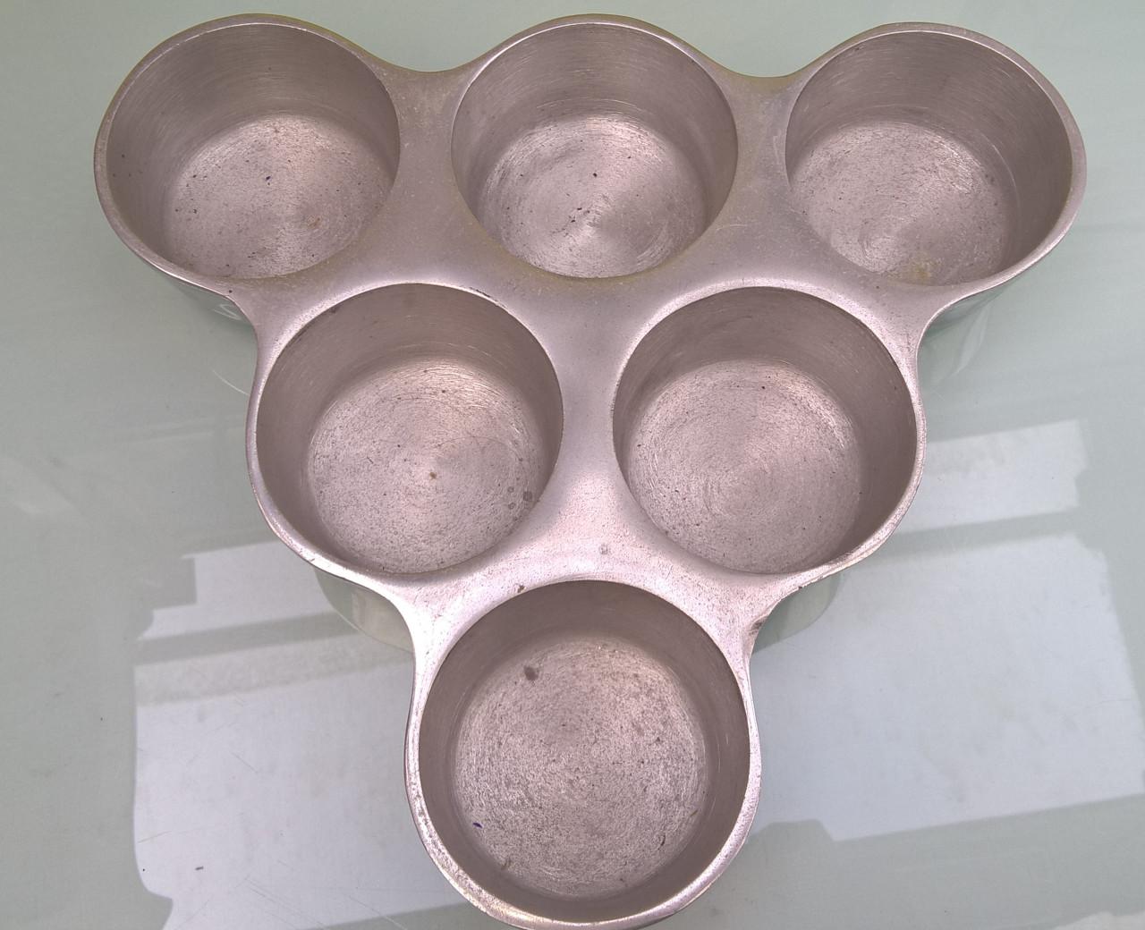 6 kaarsen plateau - Voor grote kaarsen - GRATIS