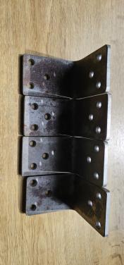 Steun beugels van ijzer