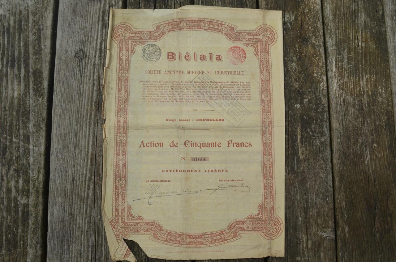 Div. Aandelen koloniaal België
