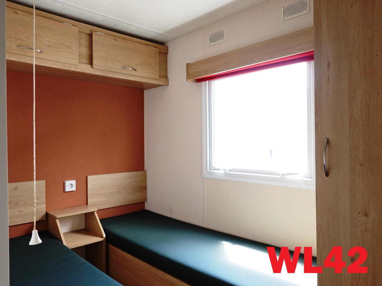 Chalet met middenkamer en gezellige inrichting 2 slaapkamers